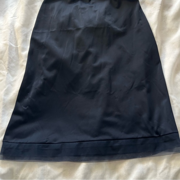 Vanity Fair Vintage 50’s Style Navy Nylon Lingerie Slip Dress size 36 - Picture 7 of 16